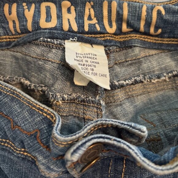 Y2K HYDRAULIC bootcut jeans - size 18 - Picture 6 of 6
